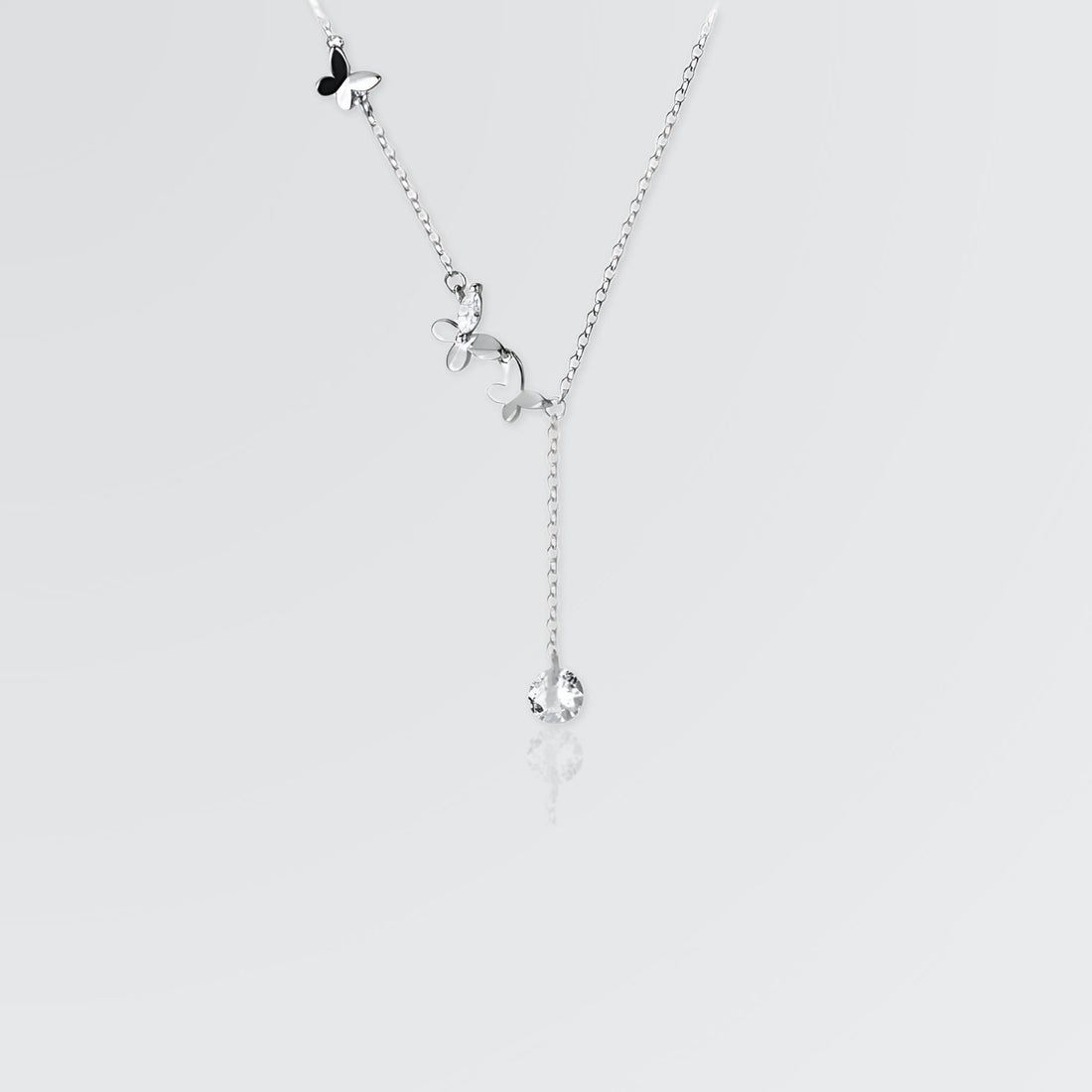 Twinkling Butterflies Minimal Necklace - jewellery by BLINGLANE