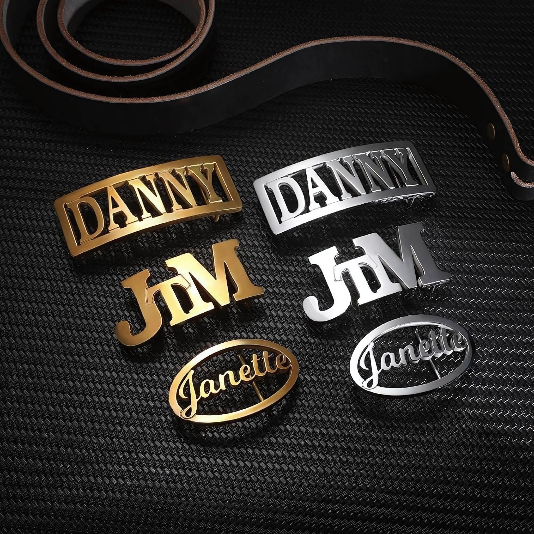 Custom name belt buckle best sale