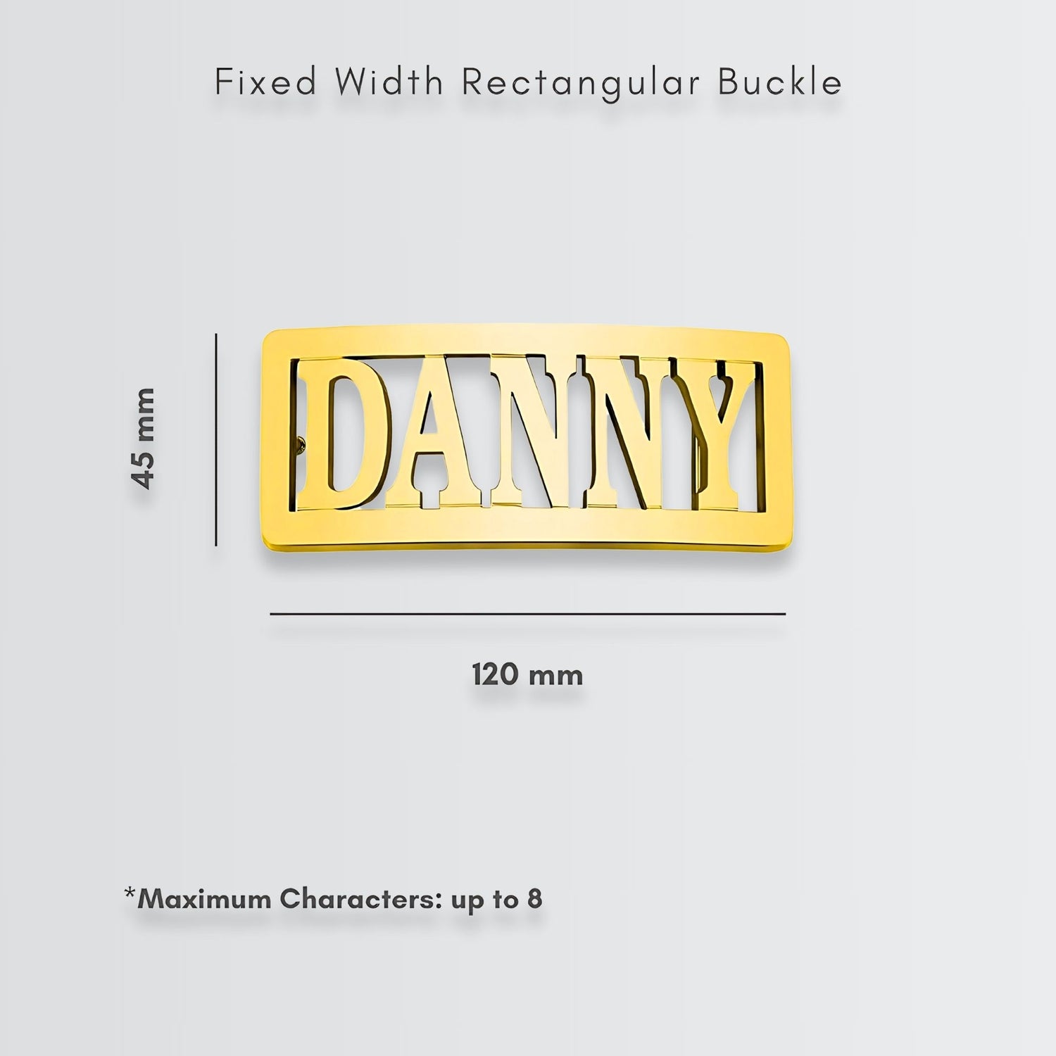 Personalize Your Rectangular Belt Buckle