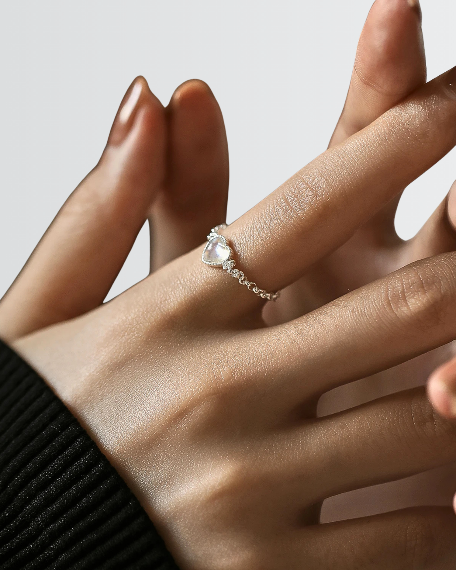 Linked By Love Chain Ring