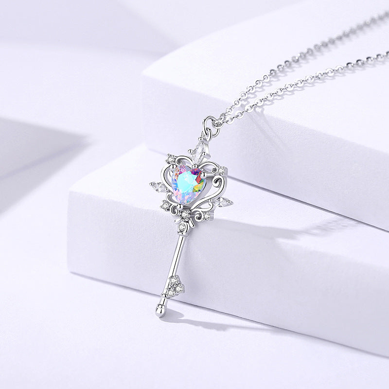 Secret of My Heart Key Necklace - jewellery by BLINGLANE