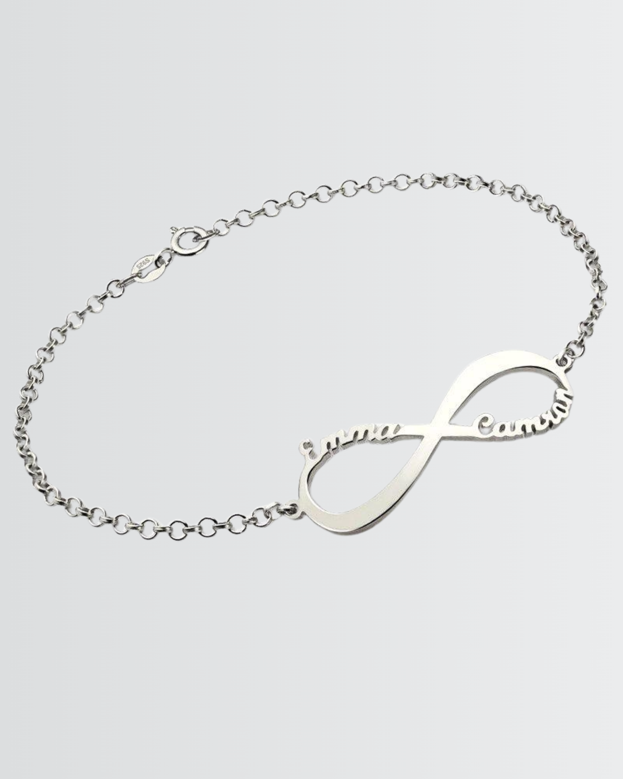 Personalize Your Names Infinity Bracelet
