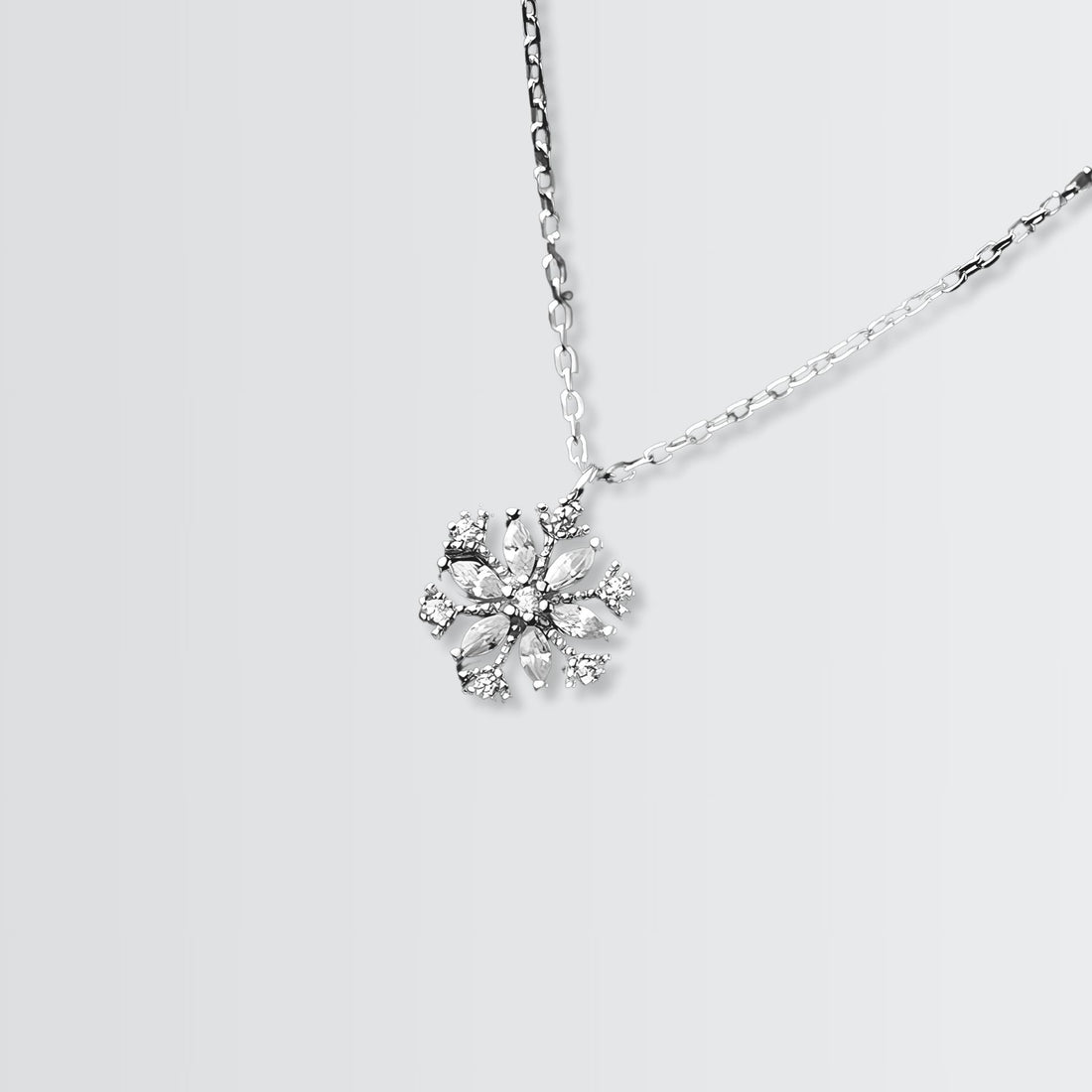 Shining Snowflake Necklace