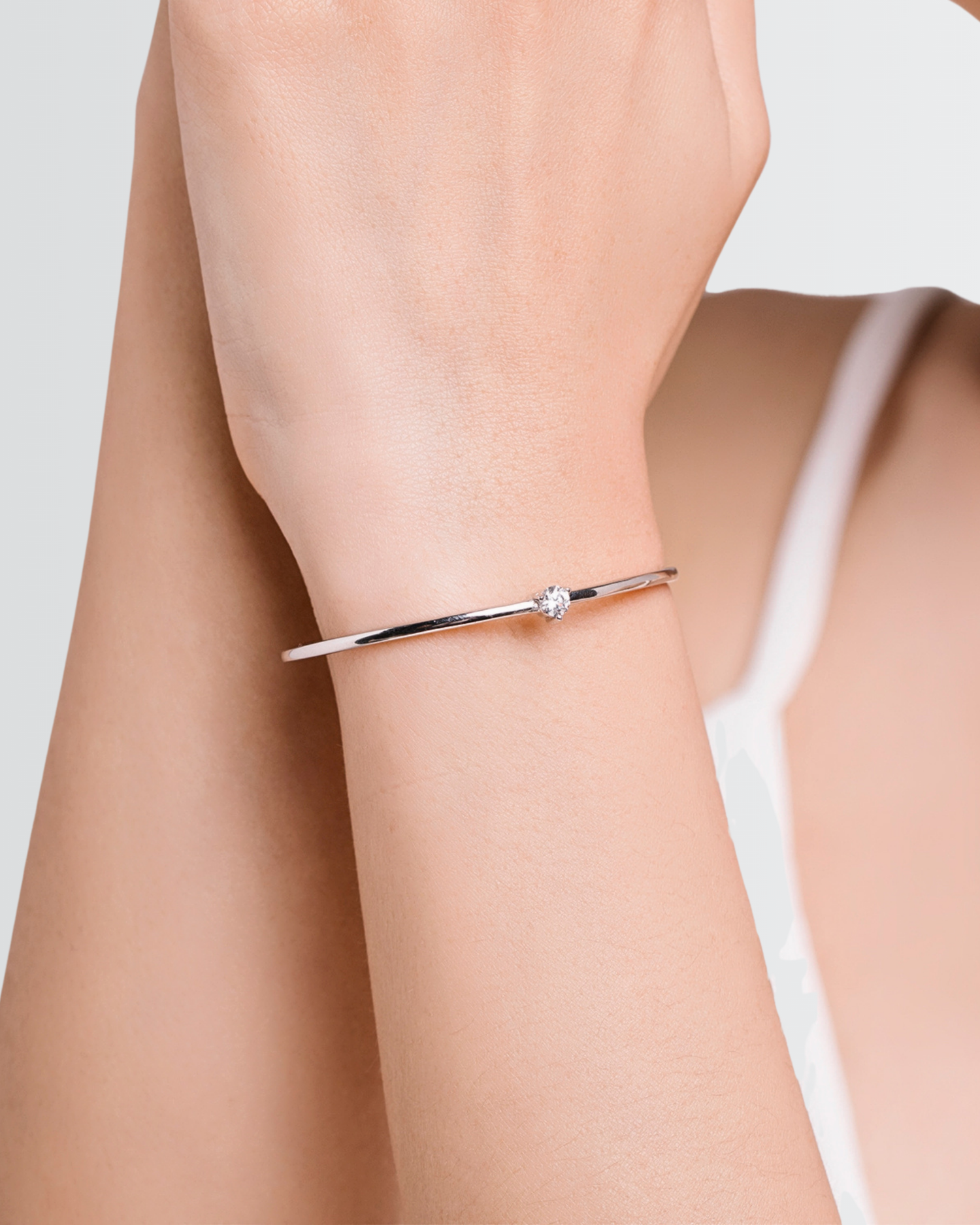 A Solitaire Says It All Bracelet