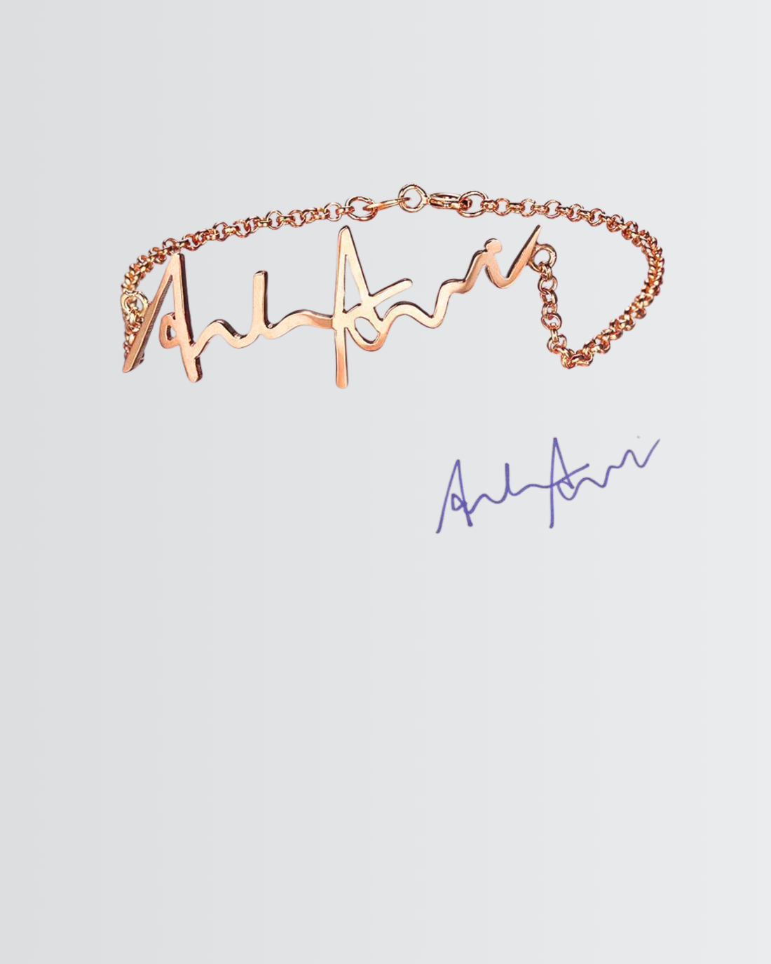 Personalize Your Handwritten Signature Bracelet