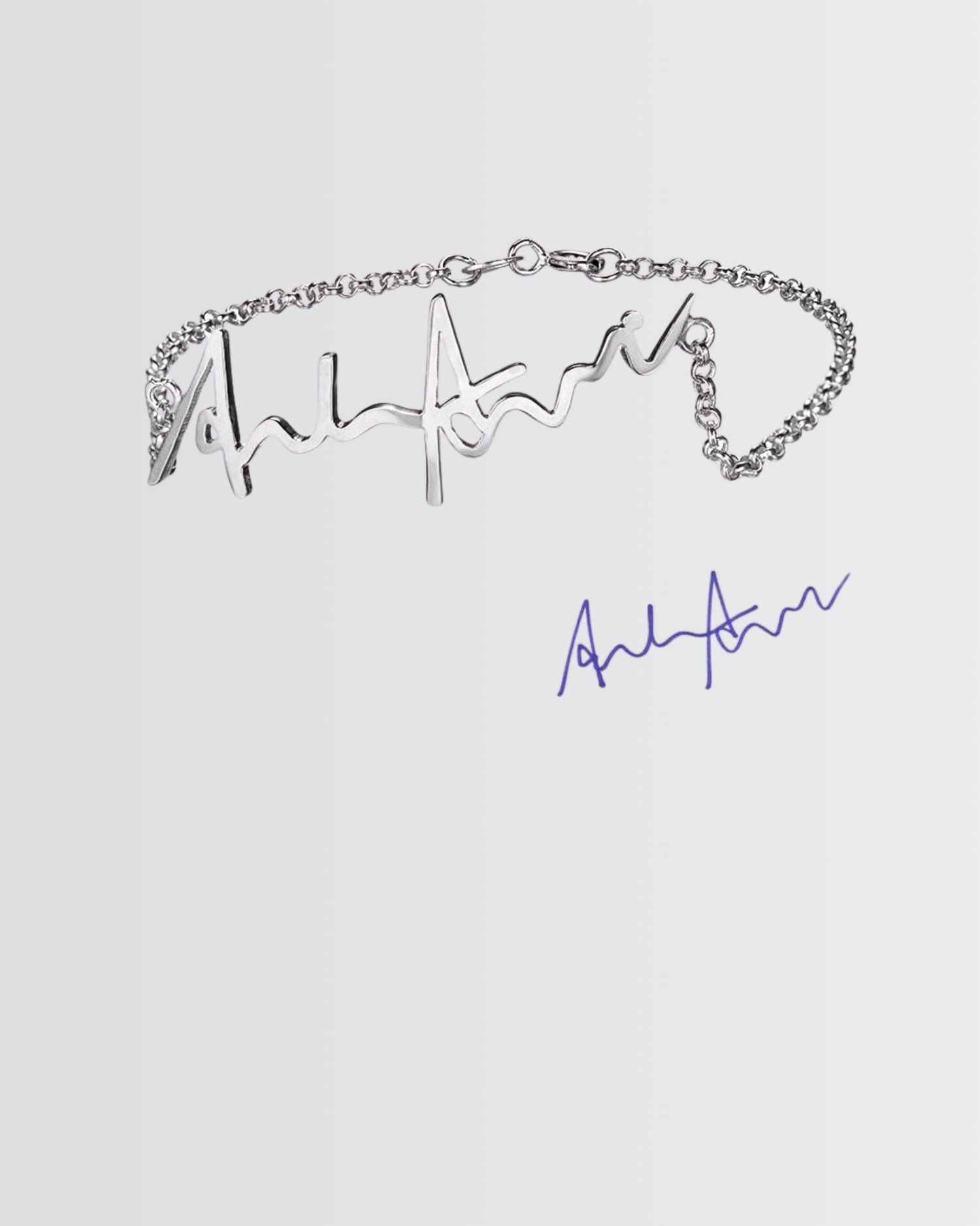 Personalize Your Handwritten Signature Bracelet