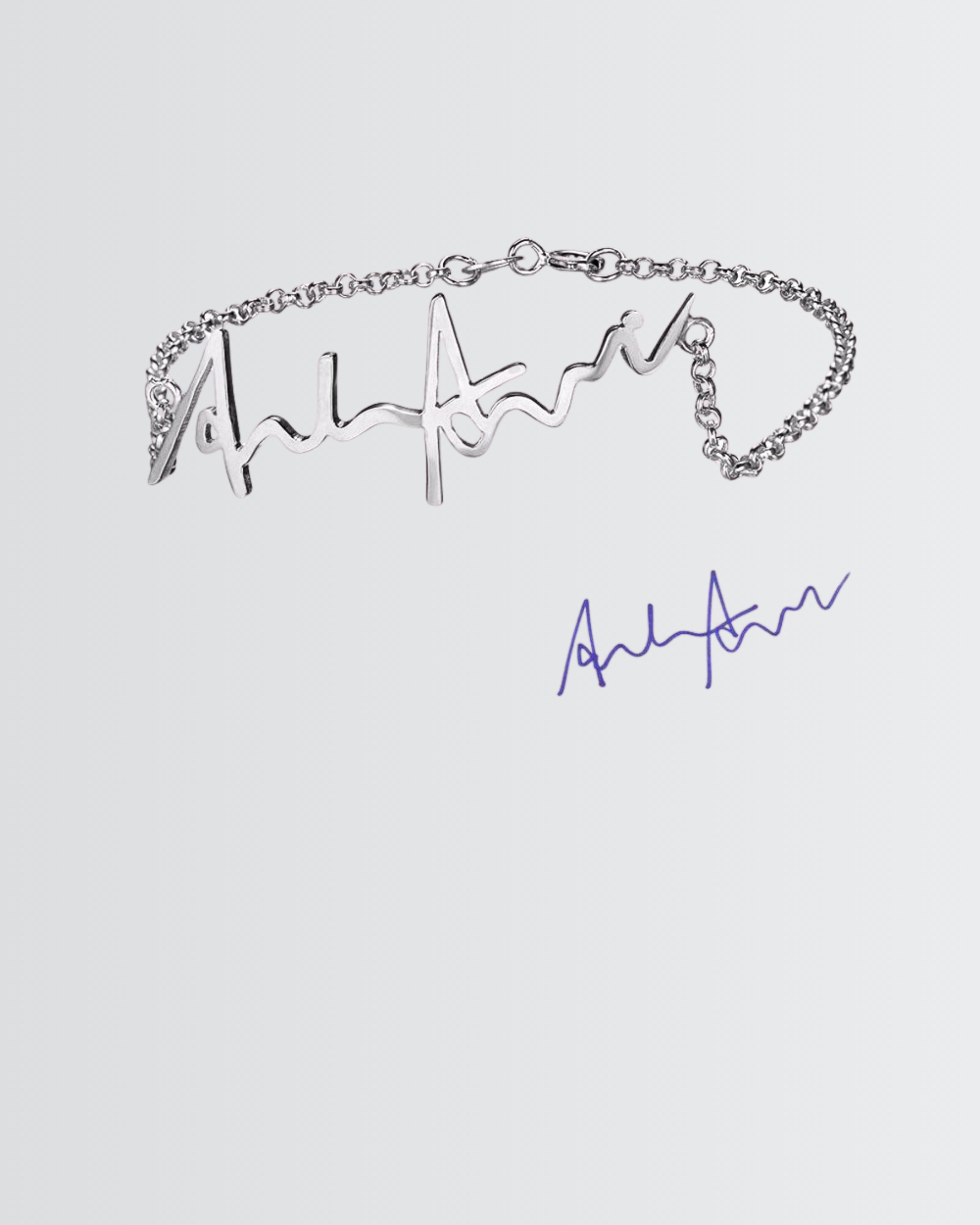 Personalize Your Handwritten Signature Bracelet
