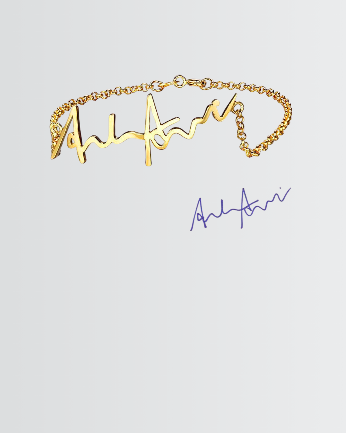 Personalize Your Handwritten Signature Bracelet
