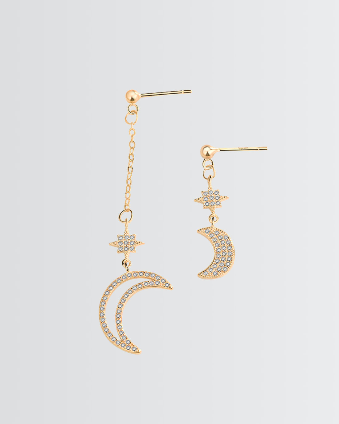 Cosmic Curve Elegant Earrings