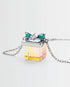 Alluring Bling Box Pendant -  Silver Necklace by BLINGLANE