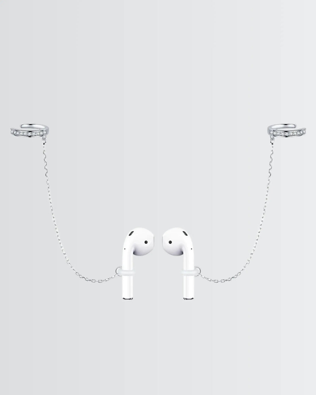 Bling & Hold AirPods Earrings - Silver Earrings by BLINGLANE