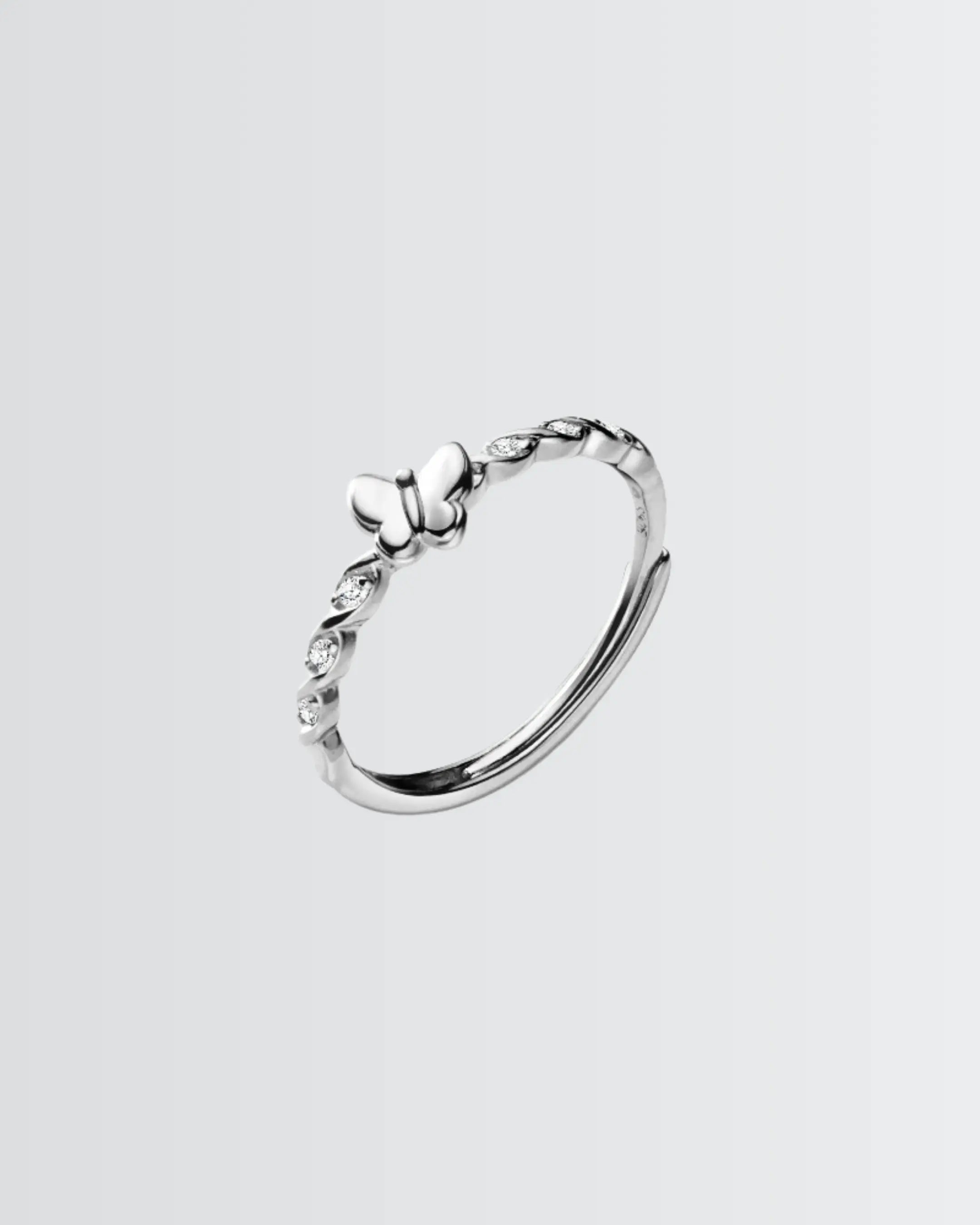 Blingfly Flutter Ring -  Silver Ring by BLINGLANE
