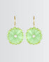 Blooming Kiwi Earrings -  Silver Earrings by BLINGLANE