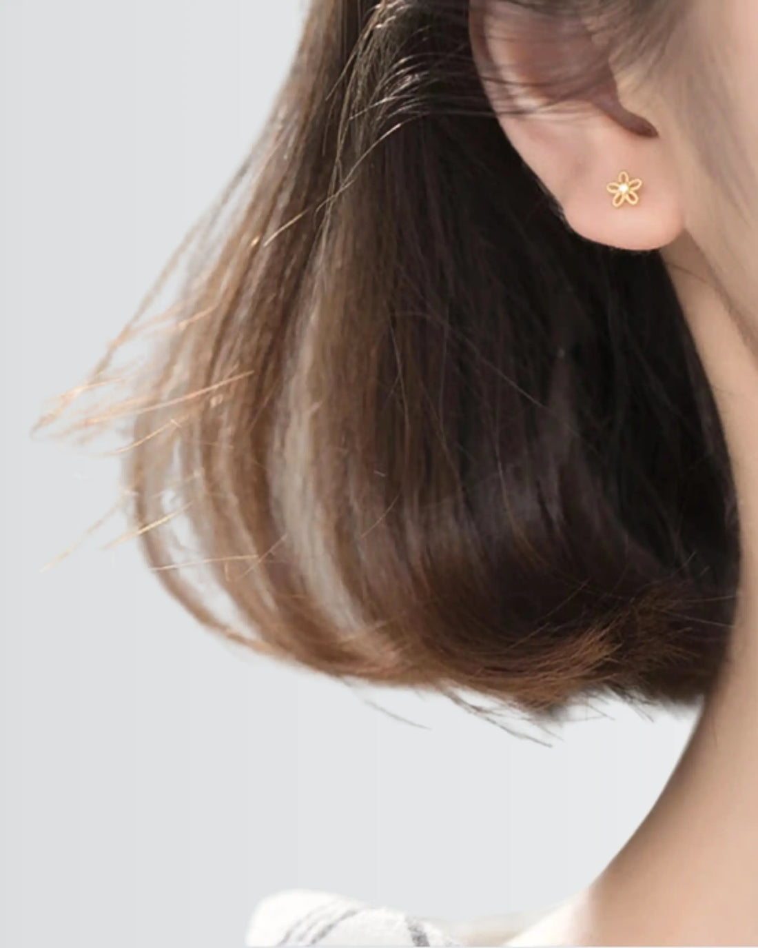 Bloomlight Mini Studs -  Silver Earrings by BLINGLANE