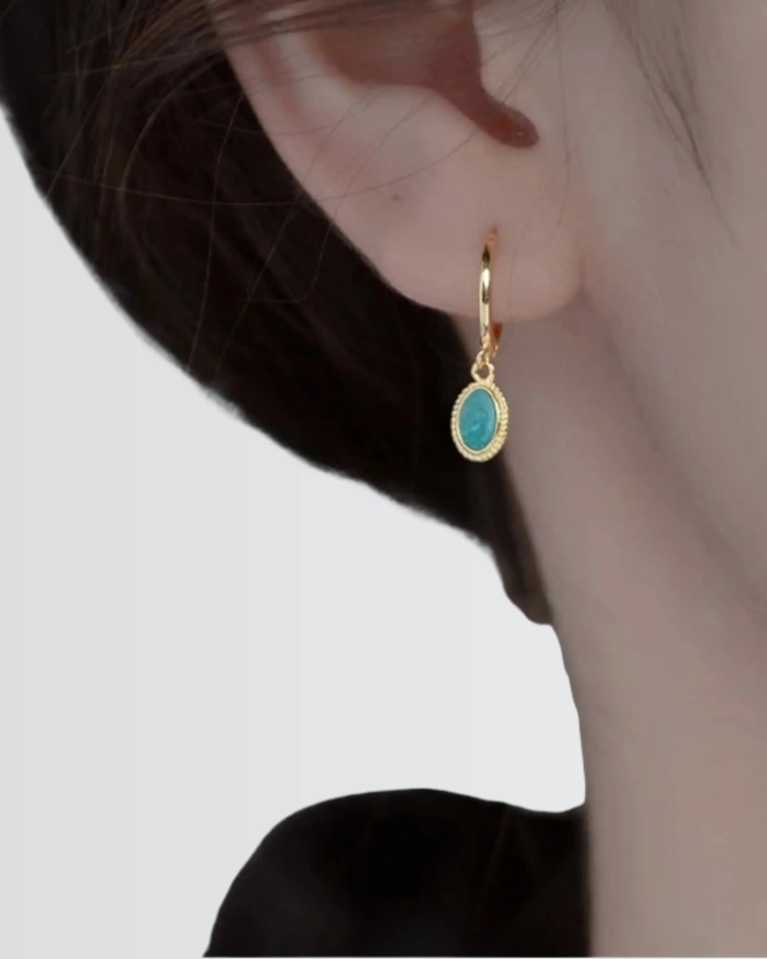 Boho Breeze Hoop Earrings -  Silver Earrings by BLINGLANE