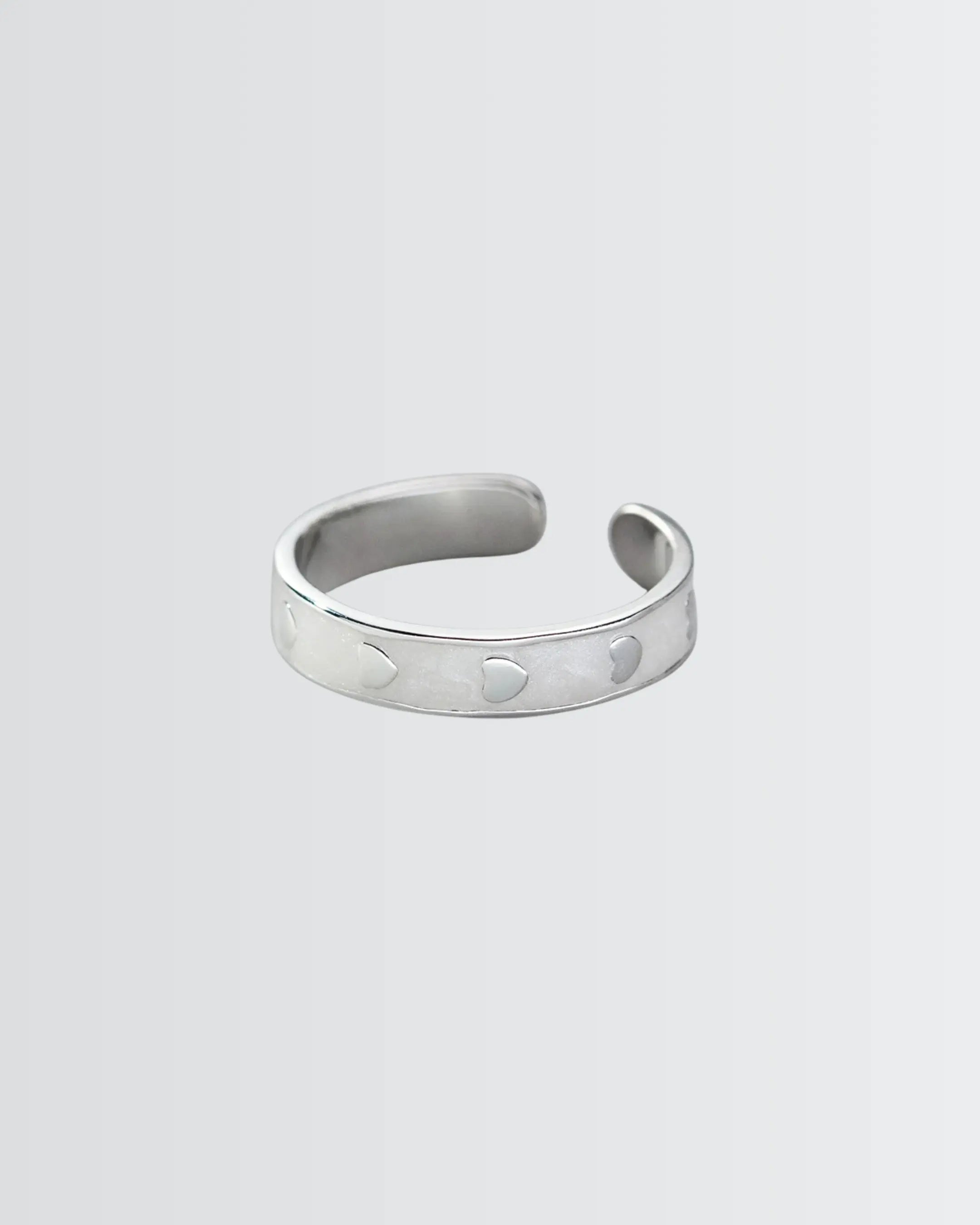 Boldly Yours Heart Ring -  Silver Ring by BLINGLANE