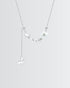 Born To Blossom Necklace -  Silver Necklace by BLINGLANE