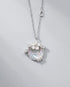 Celestial Embrace Elite Necklace -  Silver Necklace by BLINGLANE