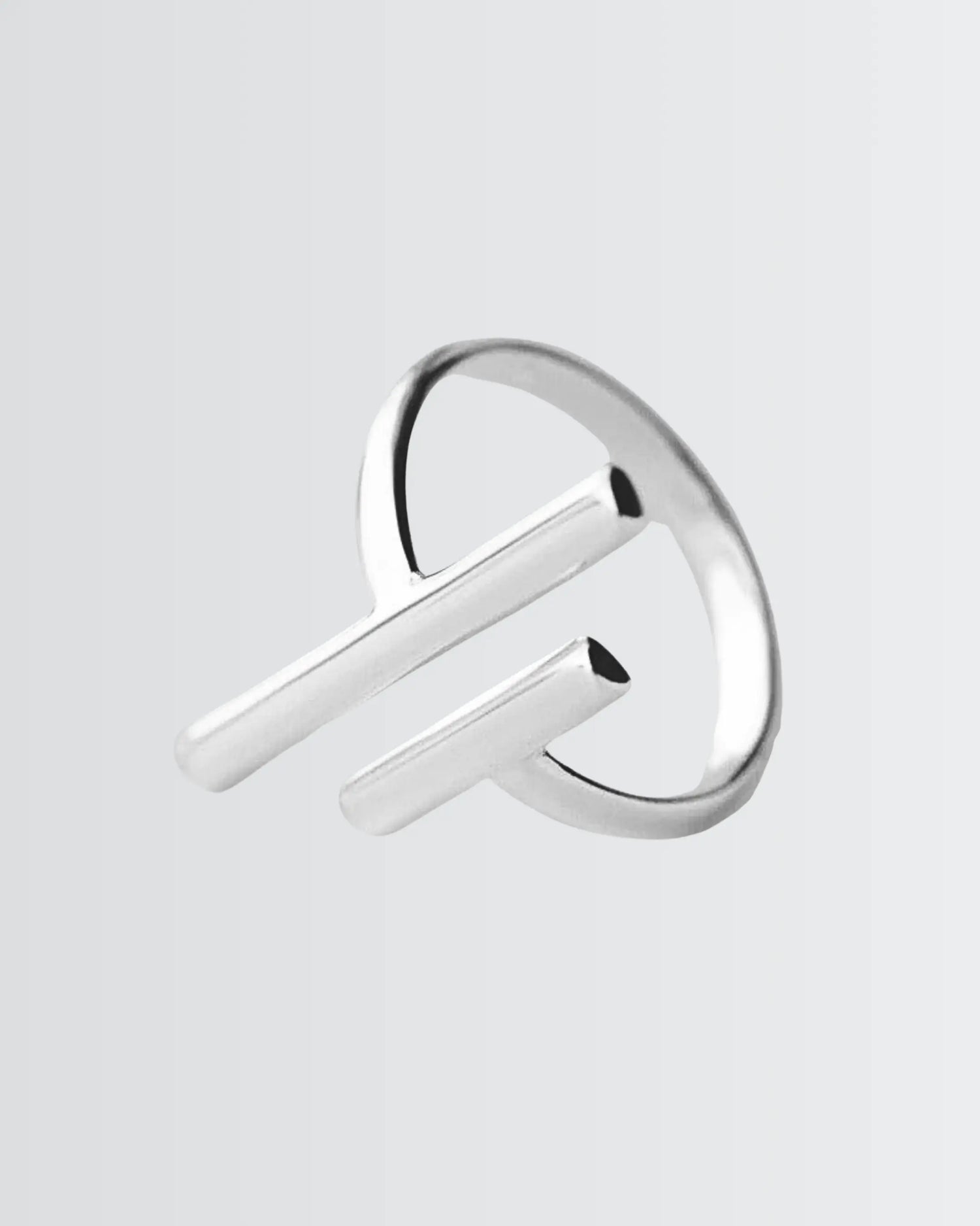 Contemporary Style Minimal Ring -  Silver Ring by BLINGLANE