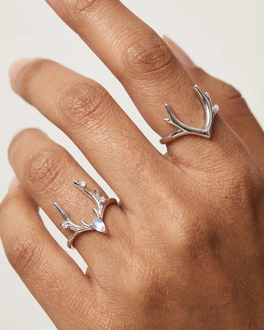 Crowned By Nature Forever Love Bands -  Silver Rings by BLINGLANE