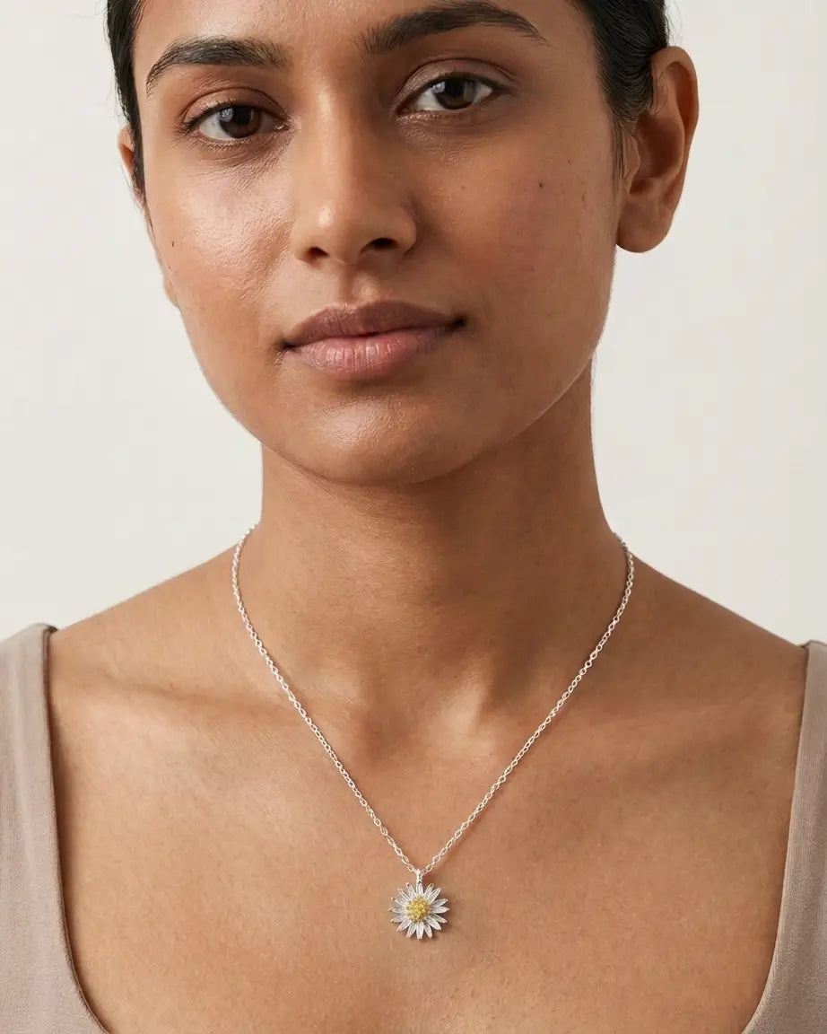 Dahlia Elite Necklace -  Silver Necklace by BLINGLANE