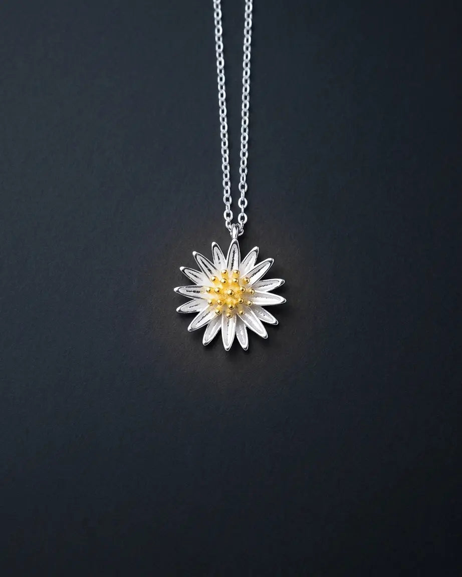 Dahlia Elite Necklace -  Silver Necklace by BLINGLANE