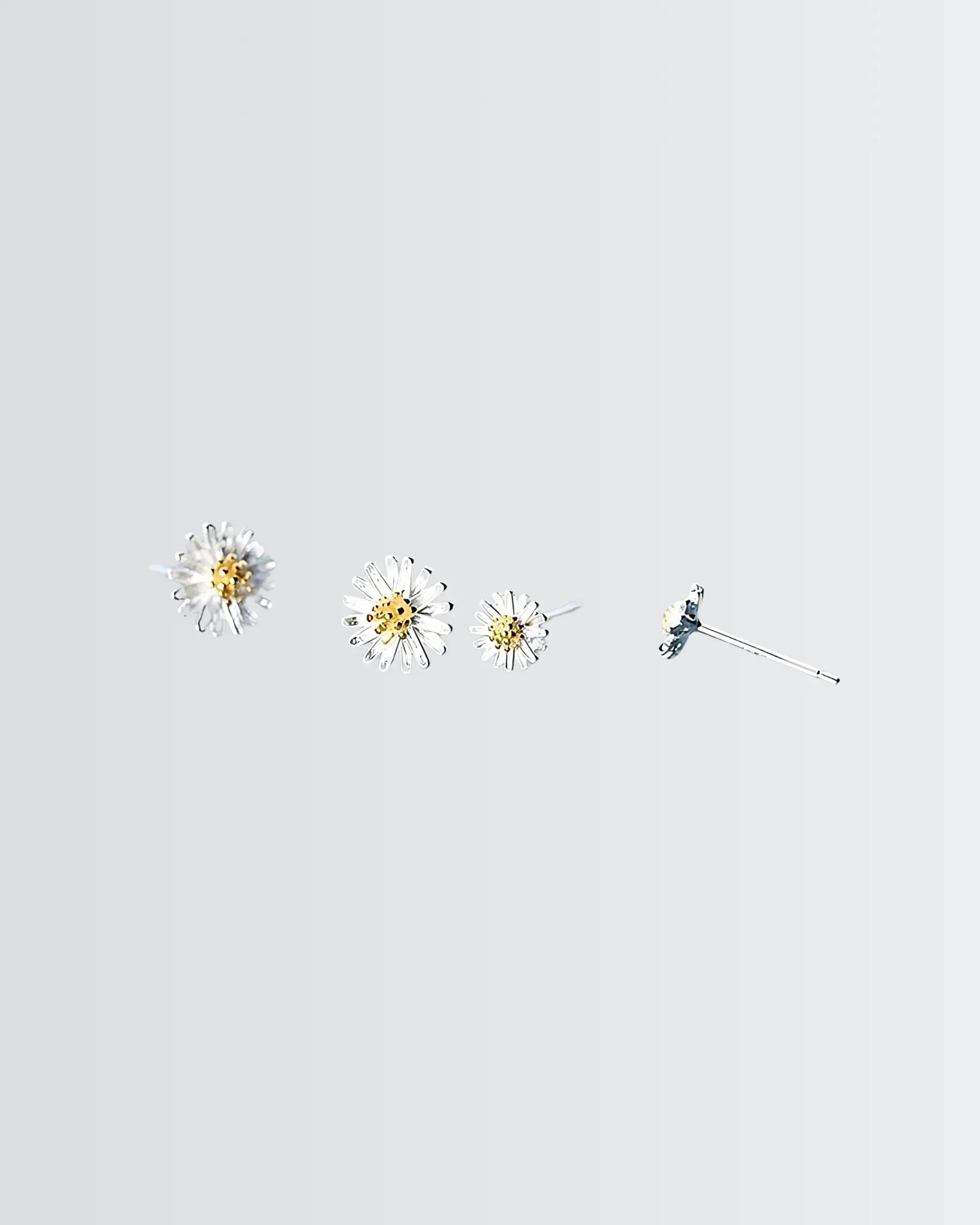 Dahlia Elite Studs -  Silver Earrings by BLINGLANE