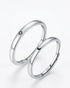 Dawn To Dusk You Are Mine Love Bands -  Silver Rings by BLINGLANE