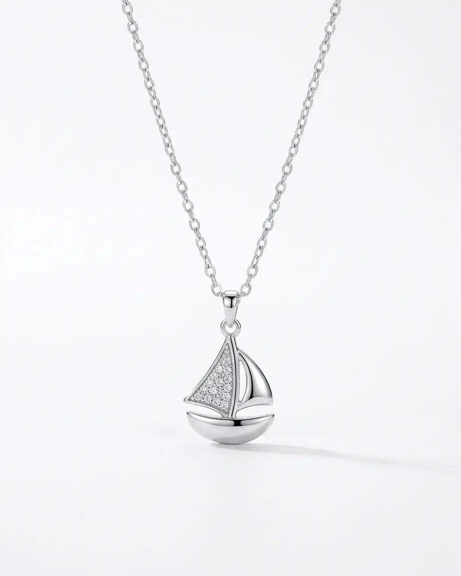 Drift Into Forever Couple Necklace - Silver Necklace by BLINGLANE