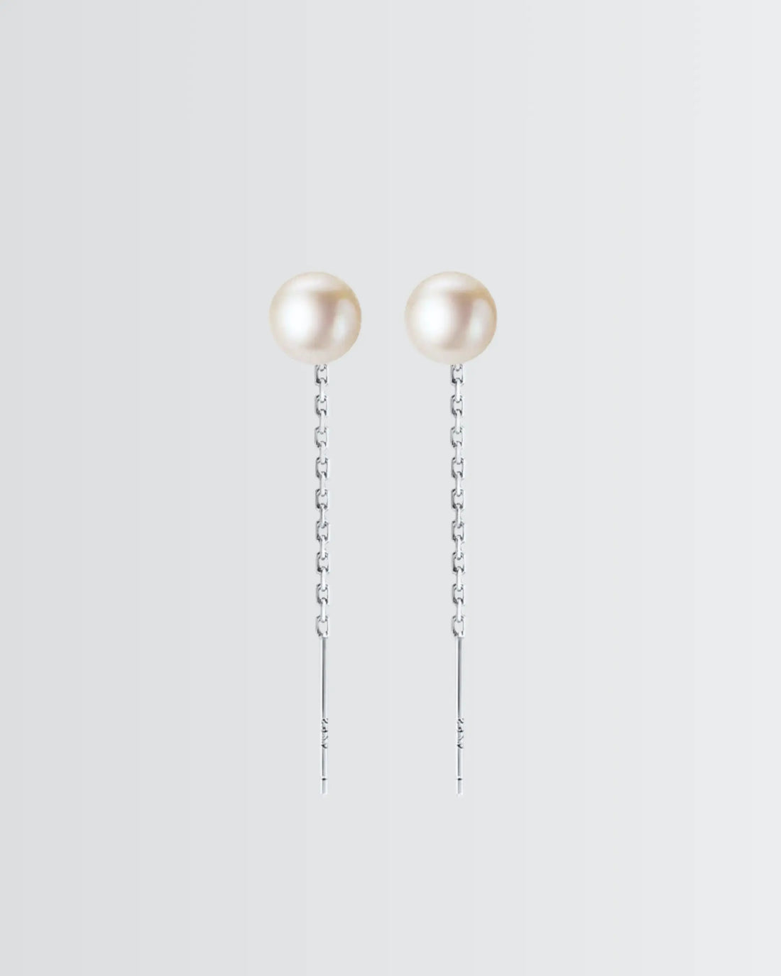 Elegance in Every Pearl Drop Earrings -  Silver Earrings by BLINGLANE