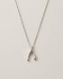 Elegant Wishbone Minimal Necklace -  Silver Necklace by BLINGLANE