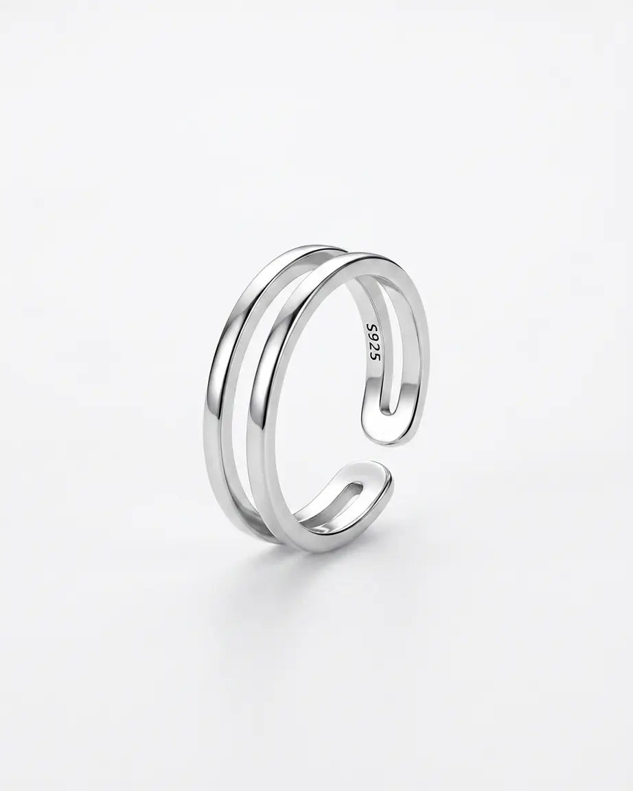 Erratic Bling Rings -  Silver Ring by BLINGLANE