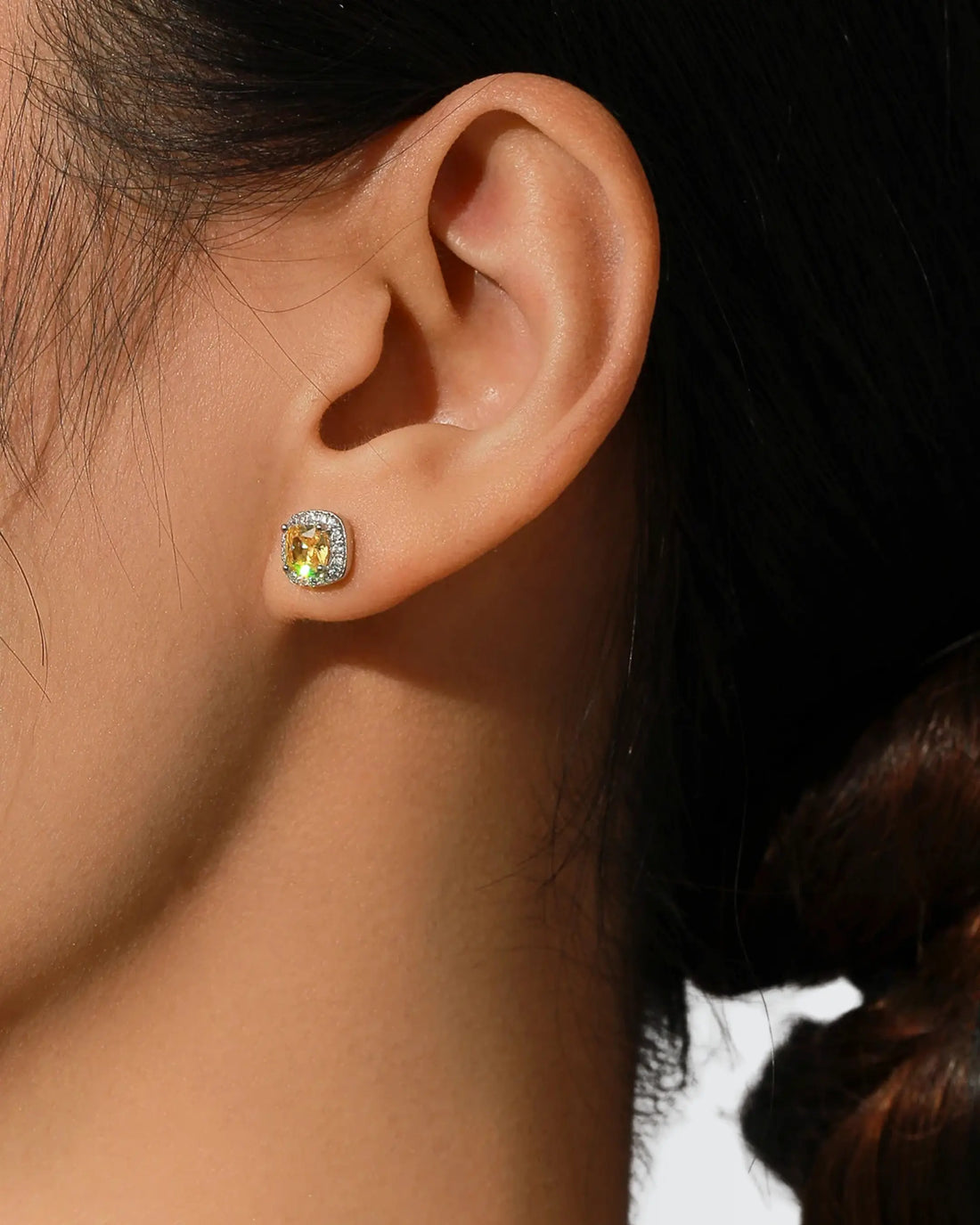 Ethereal Spark Studs -  Silver Earrings by BLINGLANE