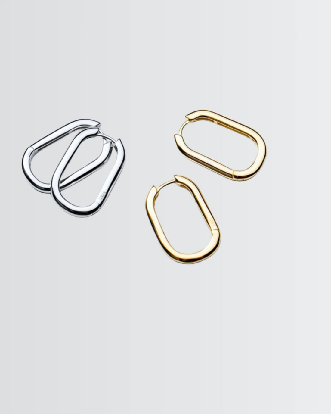 Everyday Bling Hoops - Silver Earrings by BLINGLANE