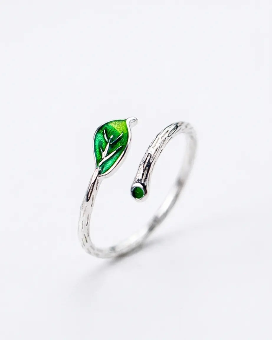 Florally Fierce Minimal Ring - Silver Ring by BLINGLANE
