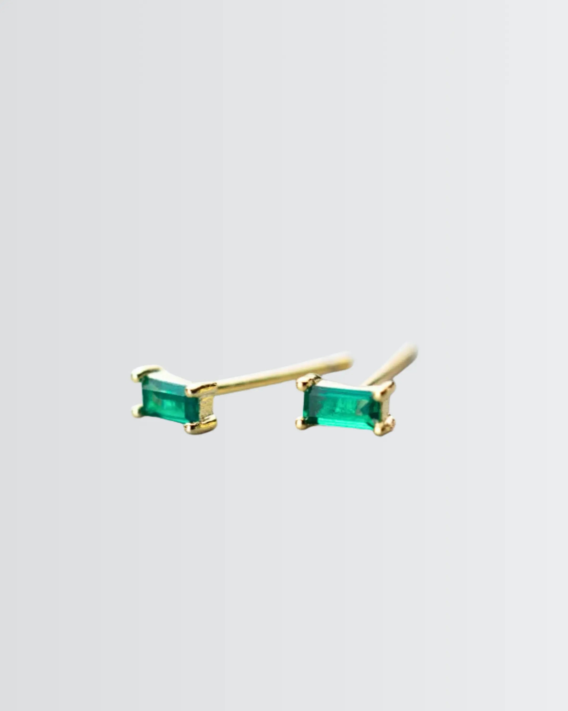 Framed Spark Studs -  Silver Earrings by BLINGLANE