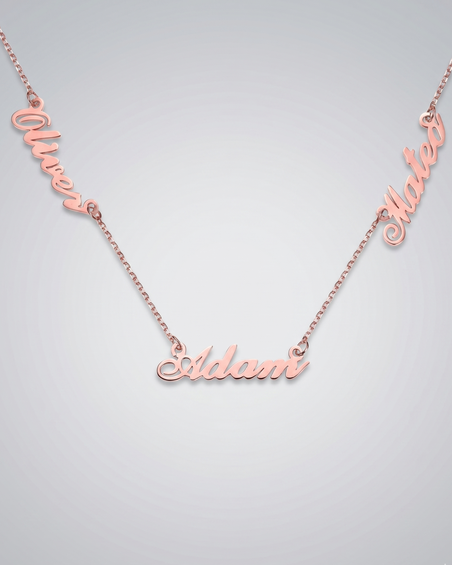 Personalize Three Names Necklace - jewellery by BLINGLANE