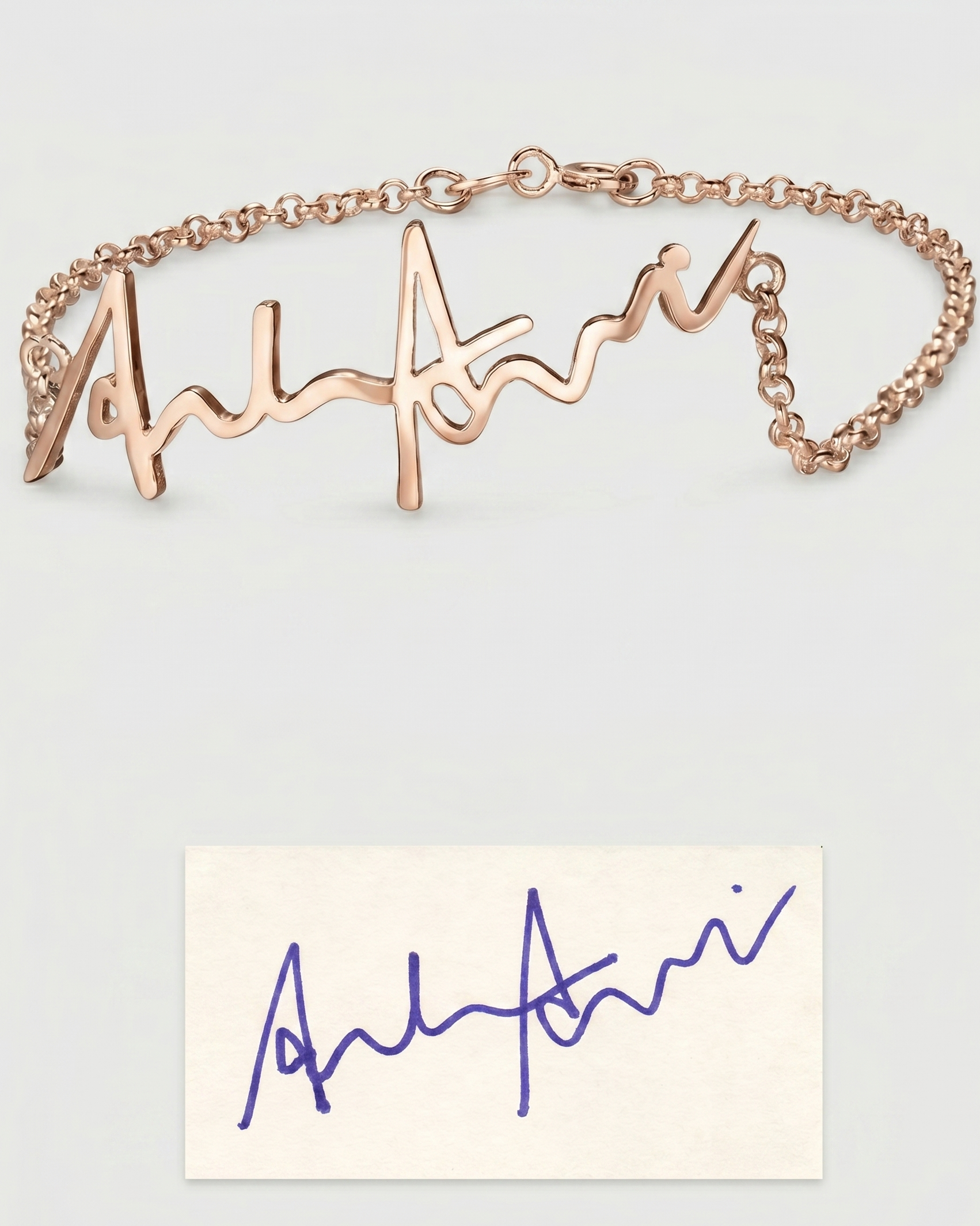 Personalize Your Handwritten Signature Bracelet - jewellery by BLINGLANE