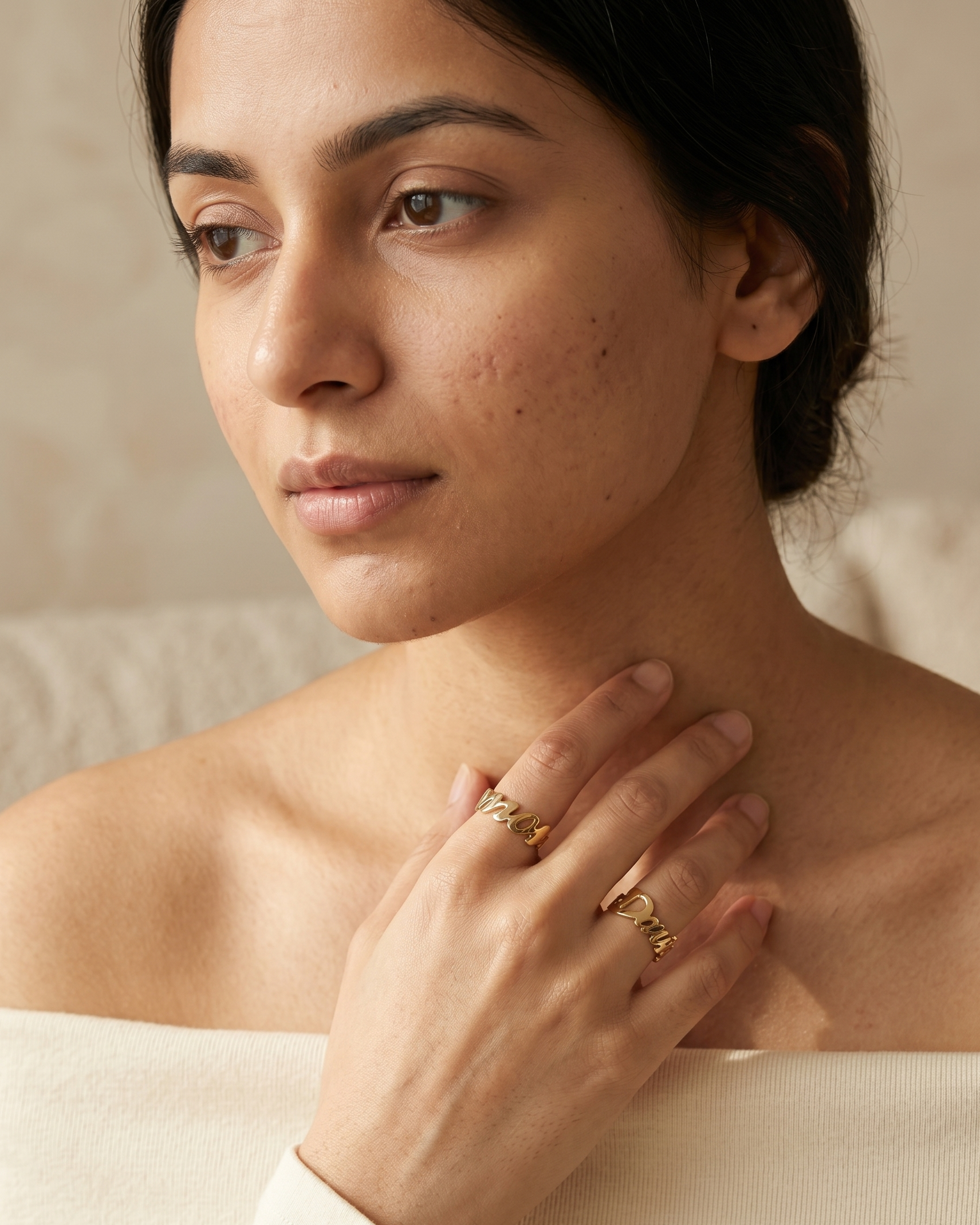 Personalize Your Name Bold Ring
