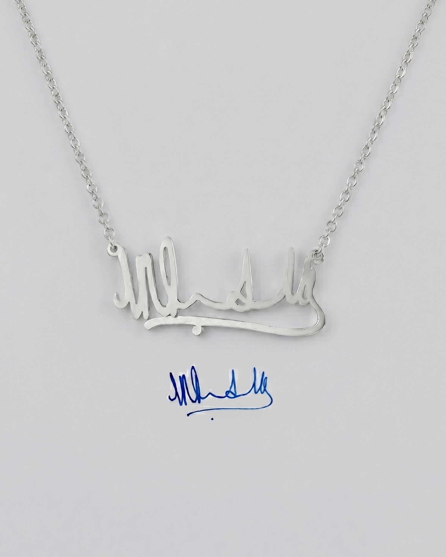 Personalize Your Handwritten Signature Necklace