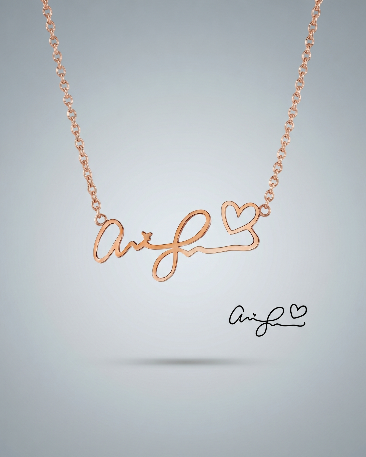 Personalize Your Handwritten Signature Necklace