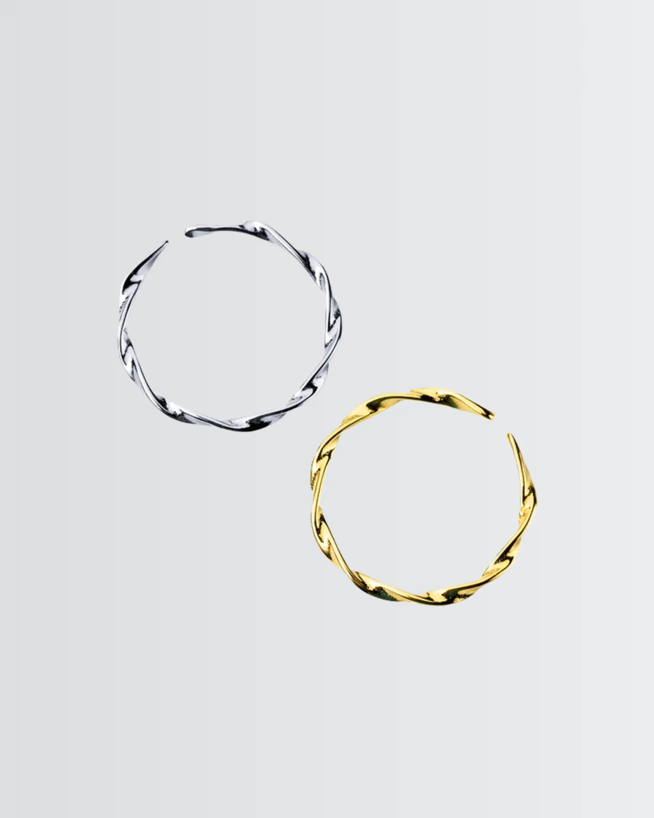 Gorgeous Curves Minimal Ring -  Silver Ring by BLINGLANE