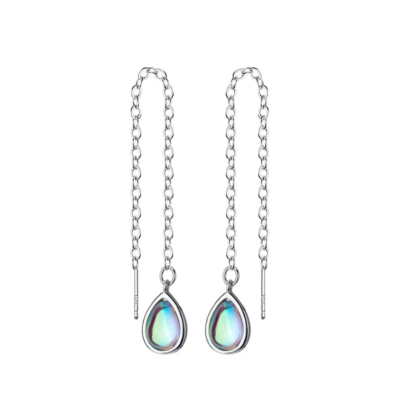 Teardrop Threader Earrings