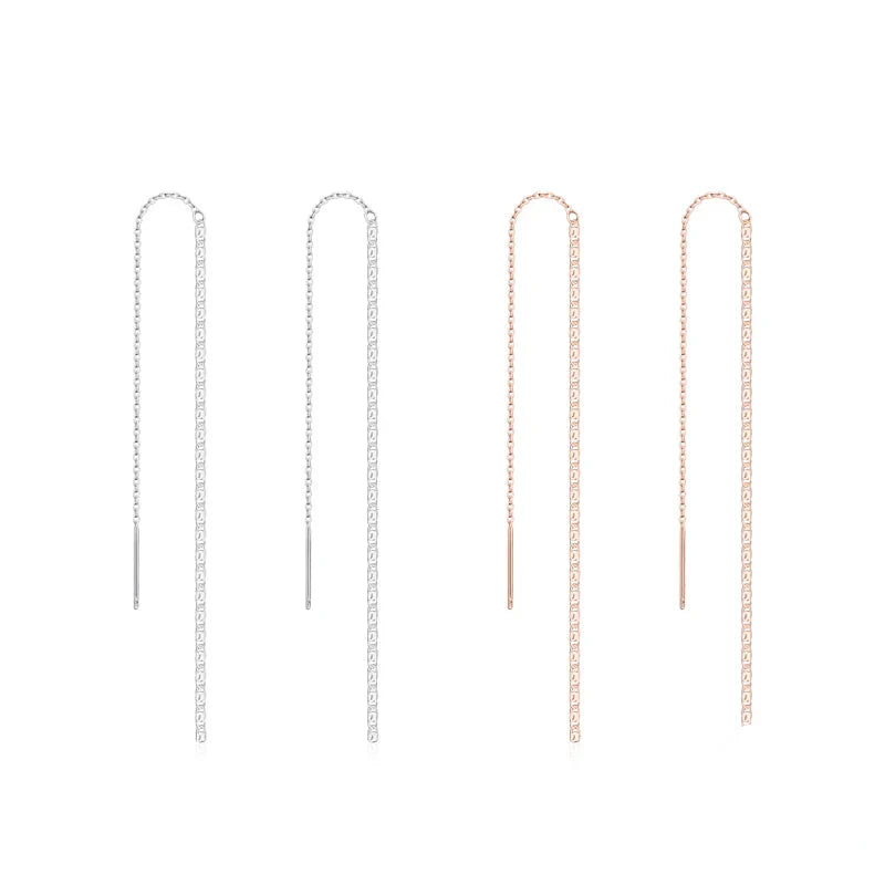 Elite Lines Of Light Threader Earrings