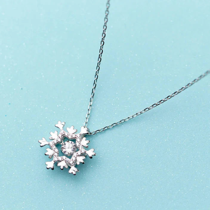 Shining Snowflake Necklace