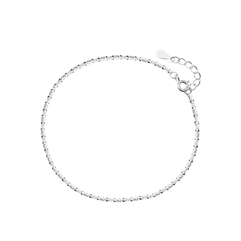 Sleek Strand Minimal Anklet