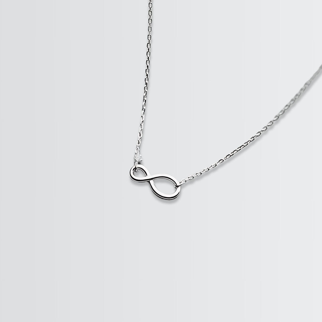Elite Infinity Solitaire Necklace - jewellery by BLINGLANE
