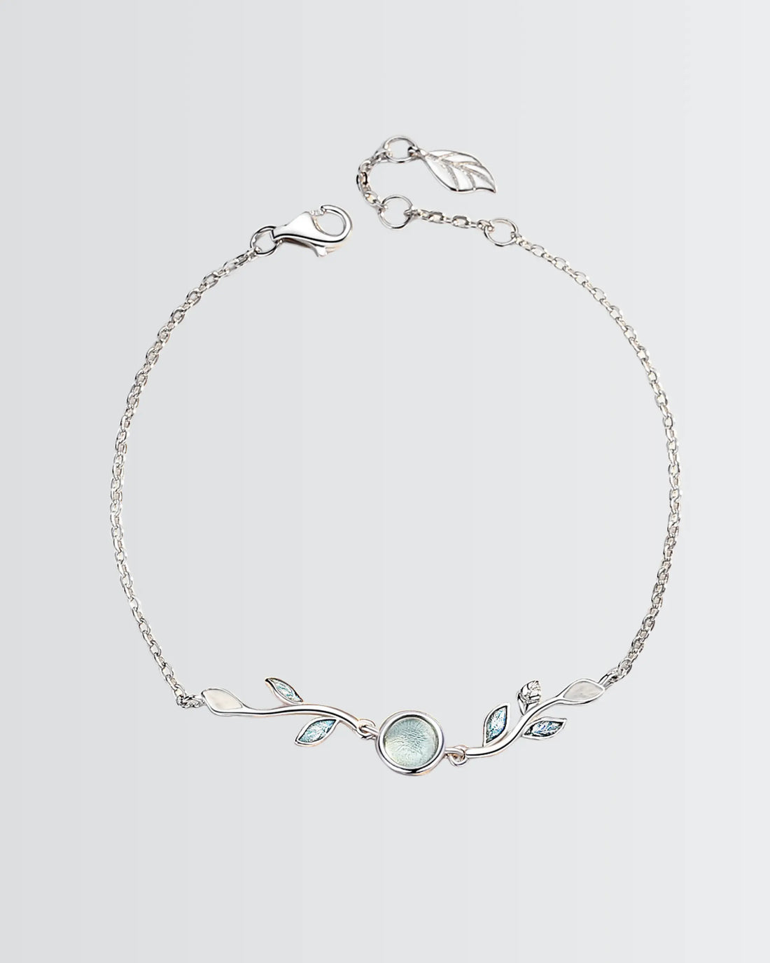 Leafline Elegance Bracelet -  Silver Bracelet by BLINGLANE