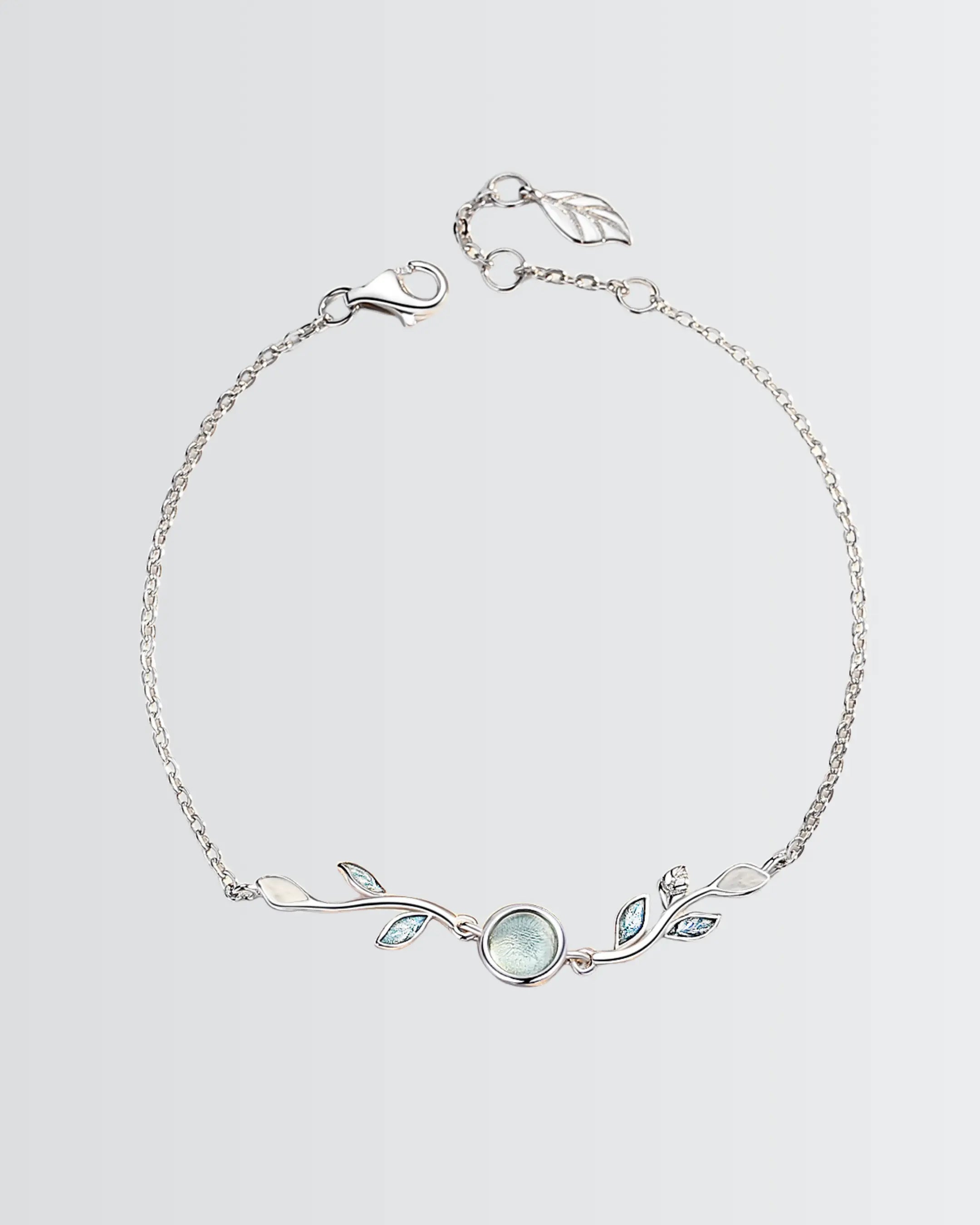 Leafline Elegance Bracelet -  Silver Bracelet by BLINGLANE