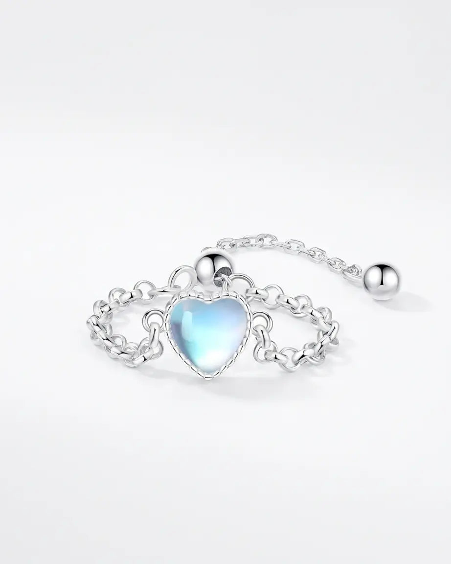 Linked By Love Chain Ring - Silver Ring by BLINGLANE
